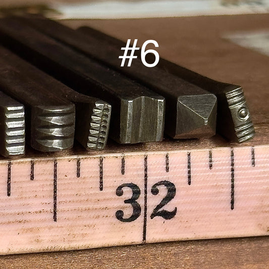 Textured stamp pack #6, 6 piece