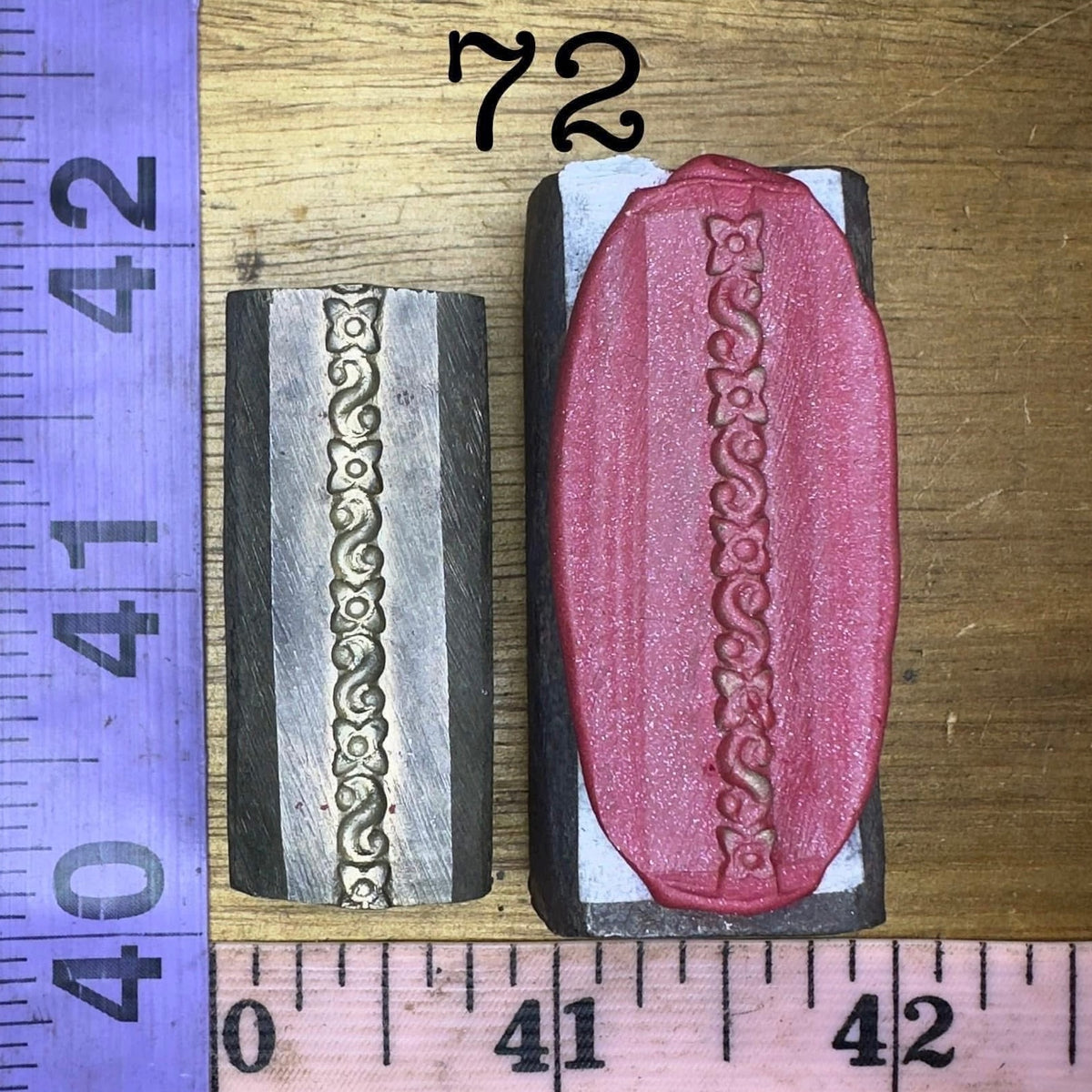 Single wire die steel impression #72
