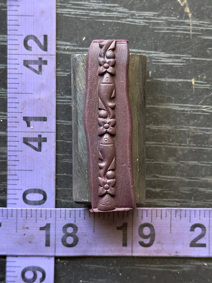 Fish and flowers Single wire die steel impression