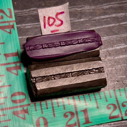 Single wire die steel impression #105