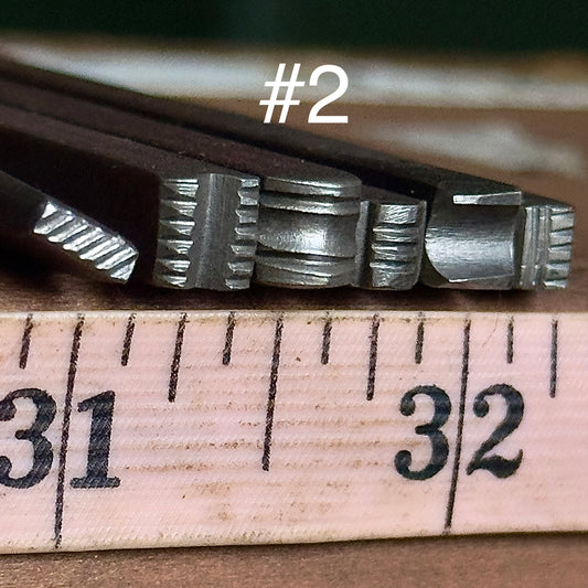 Textured stamp pack #2, 6 piece