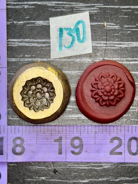 Multi layer flower bronze impression die #130