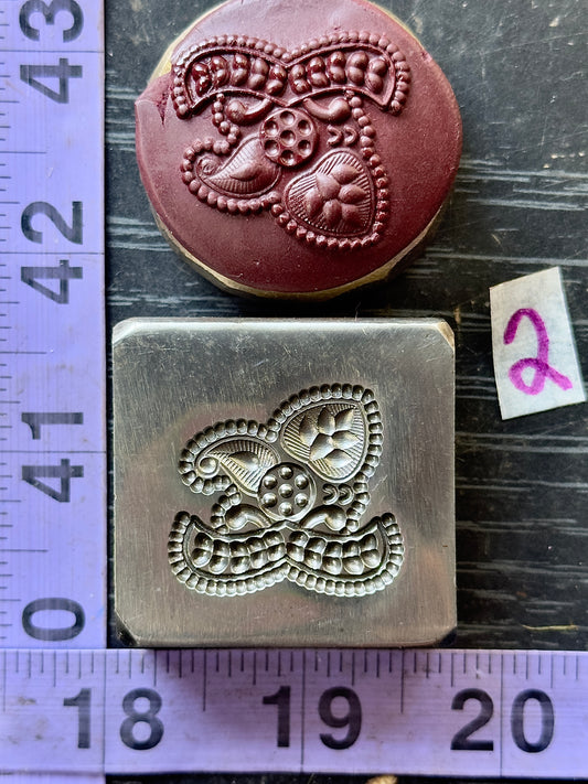 Mandala impression die steel #2