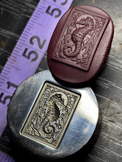 Seahorse steel impression die