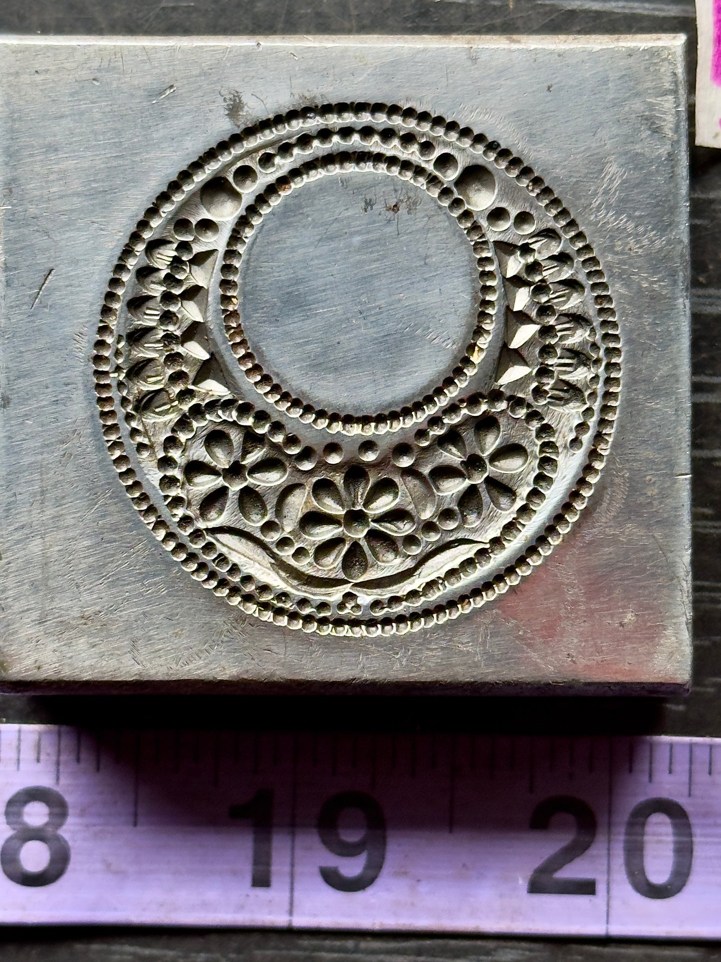 Crescent Moon steel impression die #15