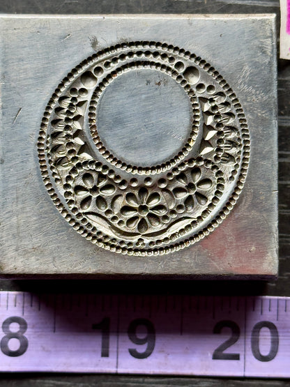 Crescent Moon steel impression die #15