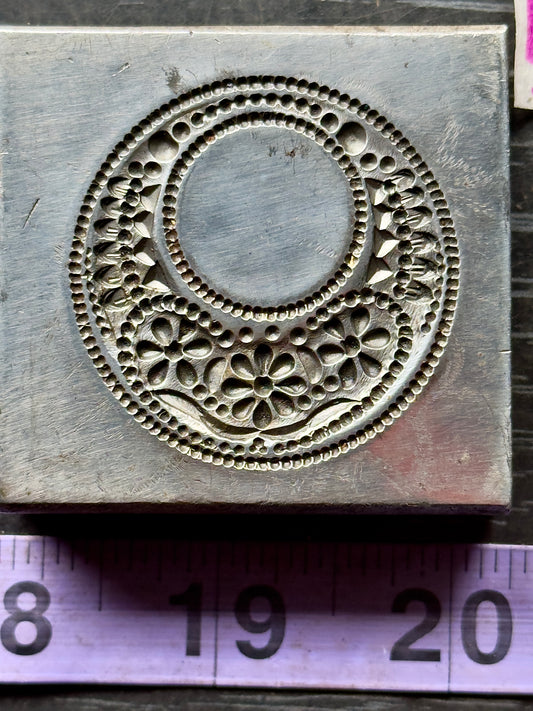 Crescent Moon steel impression die #15