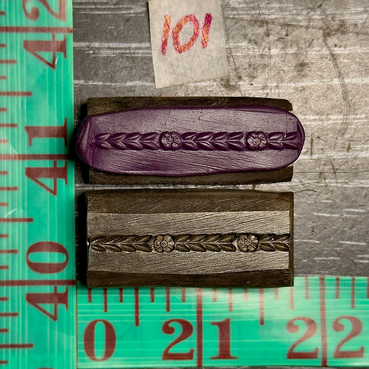 Single wire die steel impression #101