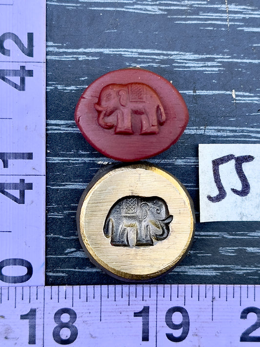 Elephant Bronze impression die #55