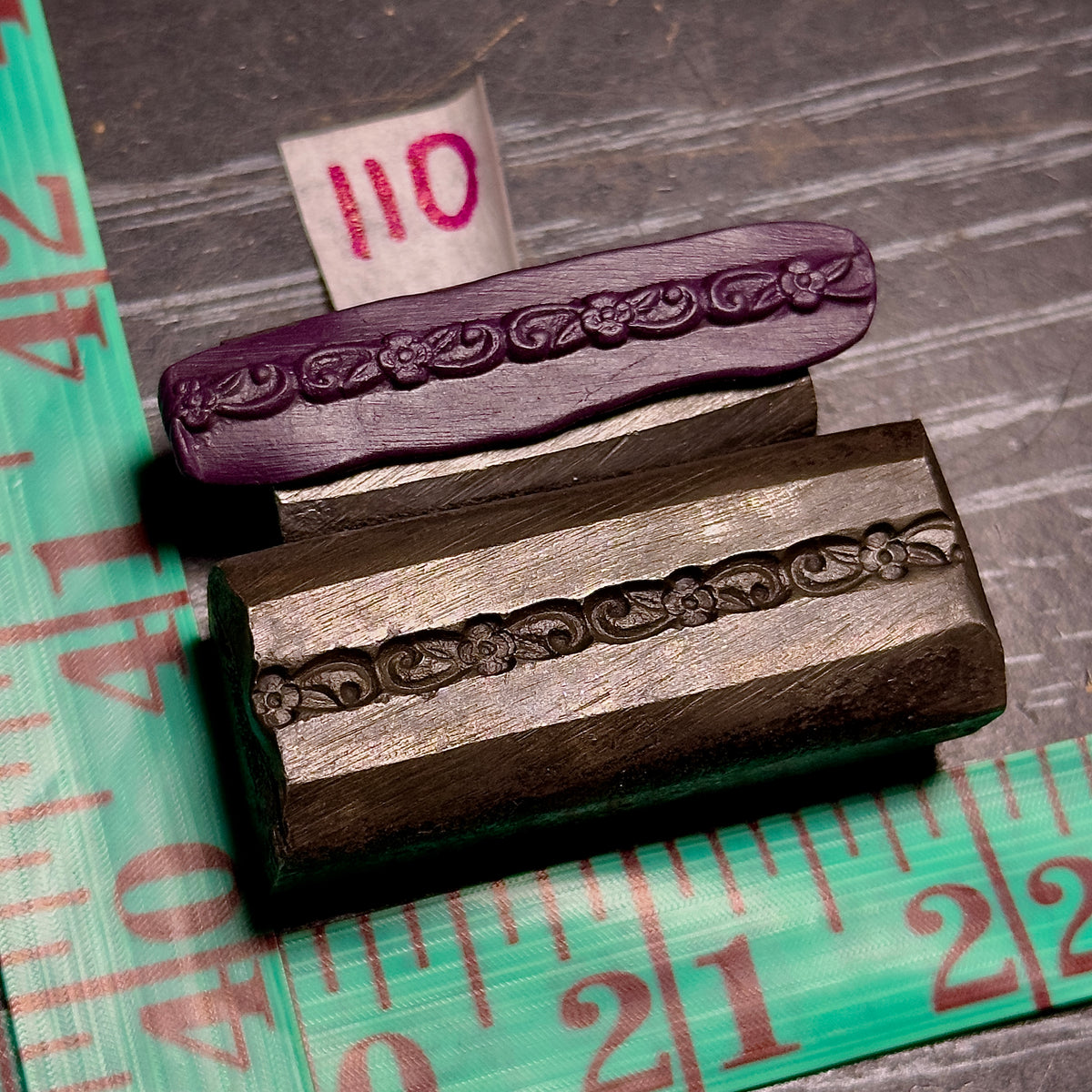 Single wire die steel impression #110