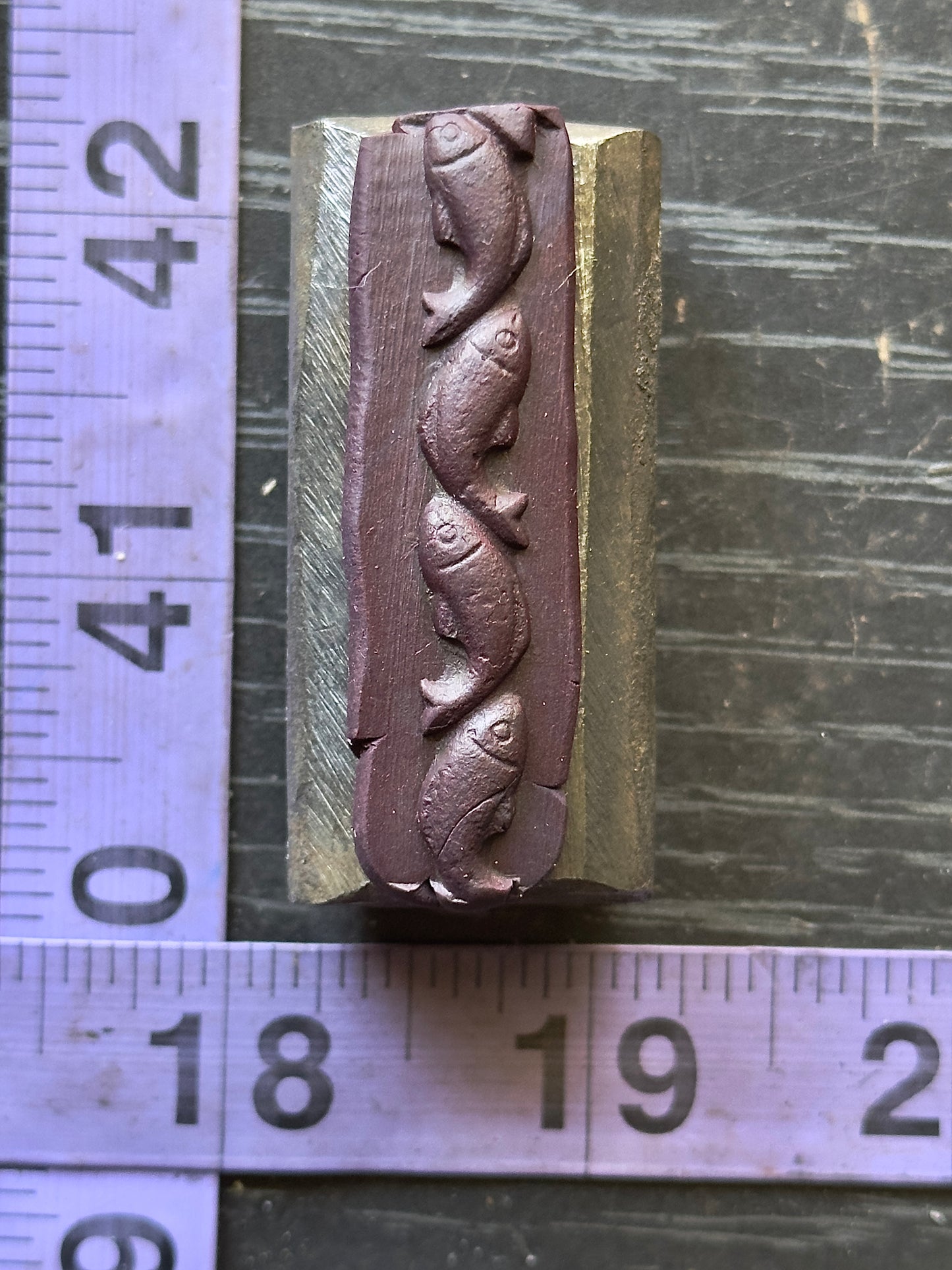 Fish Single wire die steel impression