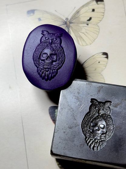Owl skull impression die steel