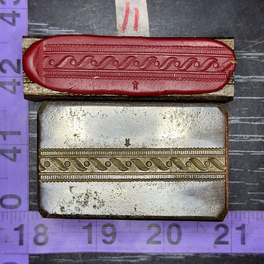 Fancy steel band ring cuff impression die #11