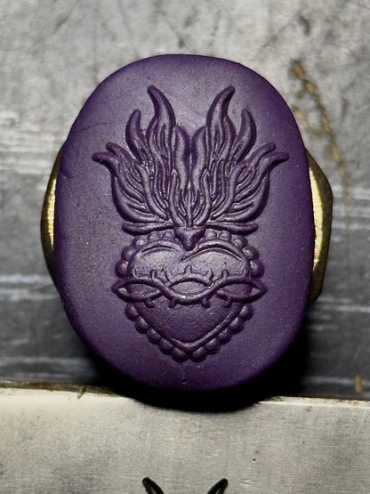 Sacred heart shallow impression die