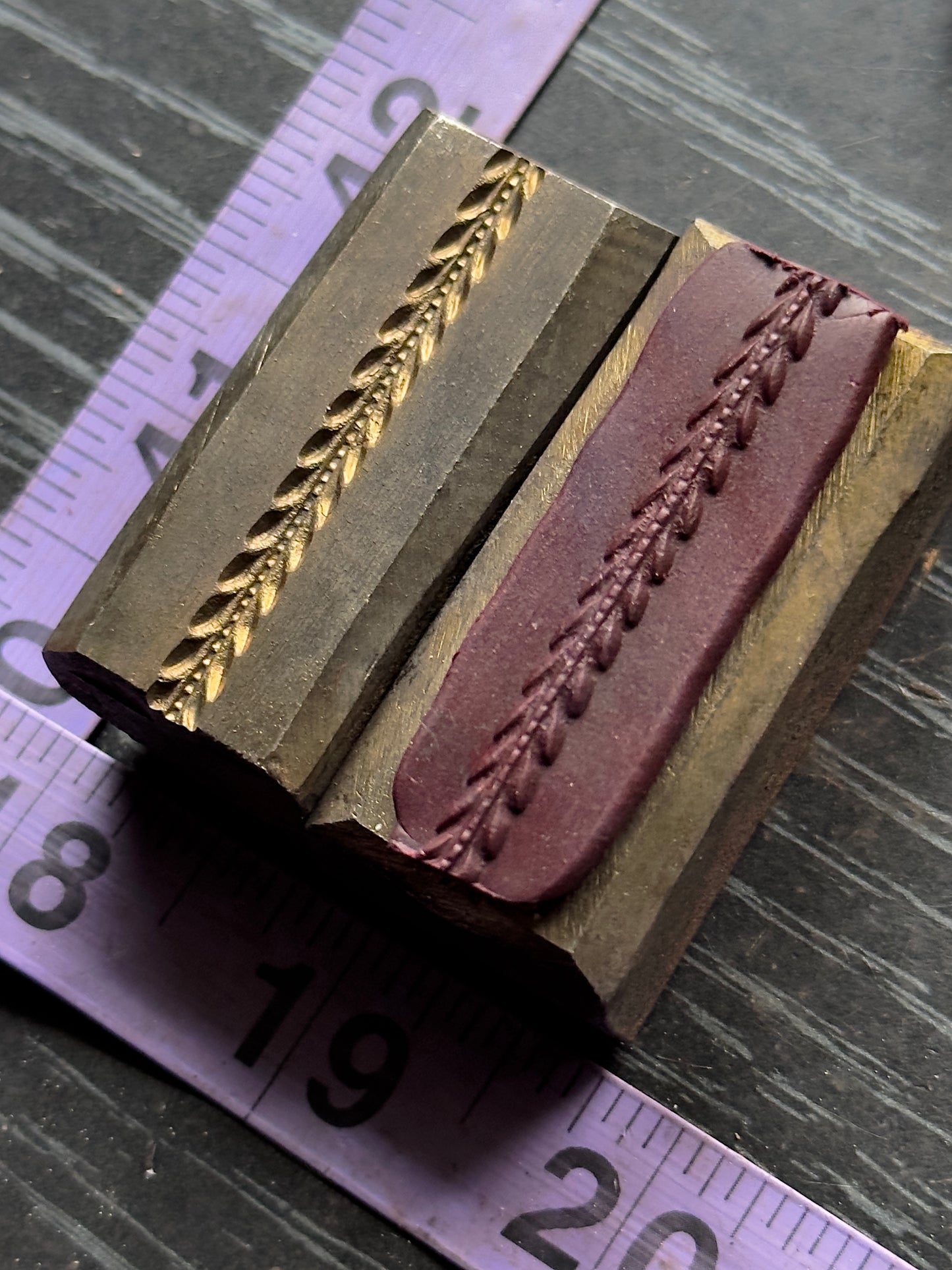 Single wire die steel impression #21