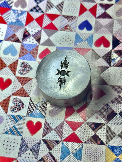 Fantastic triple moon steel impression die
