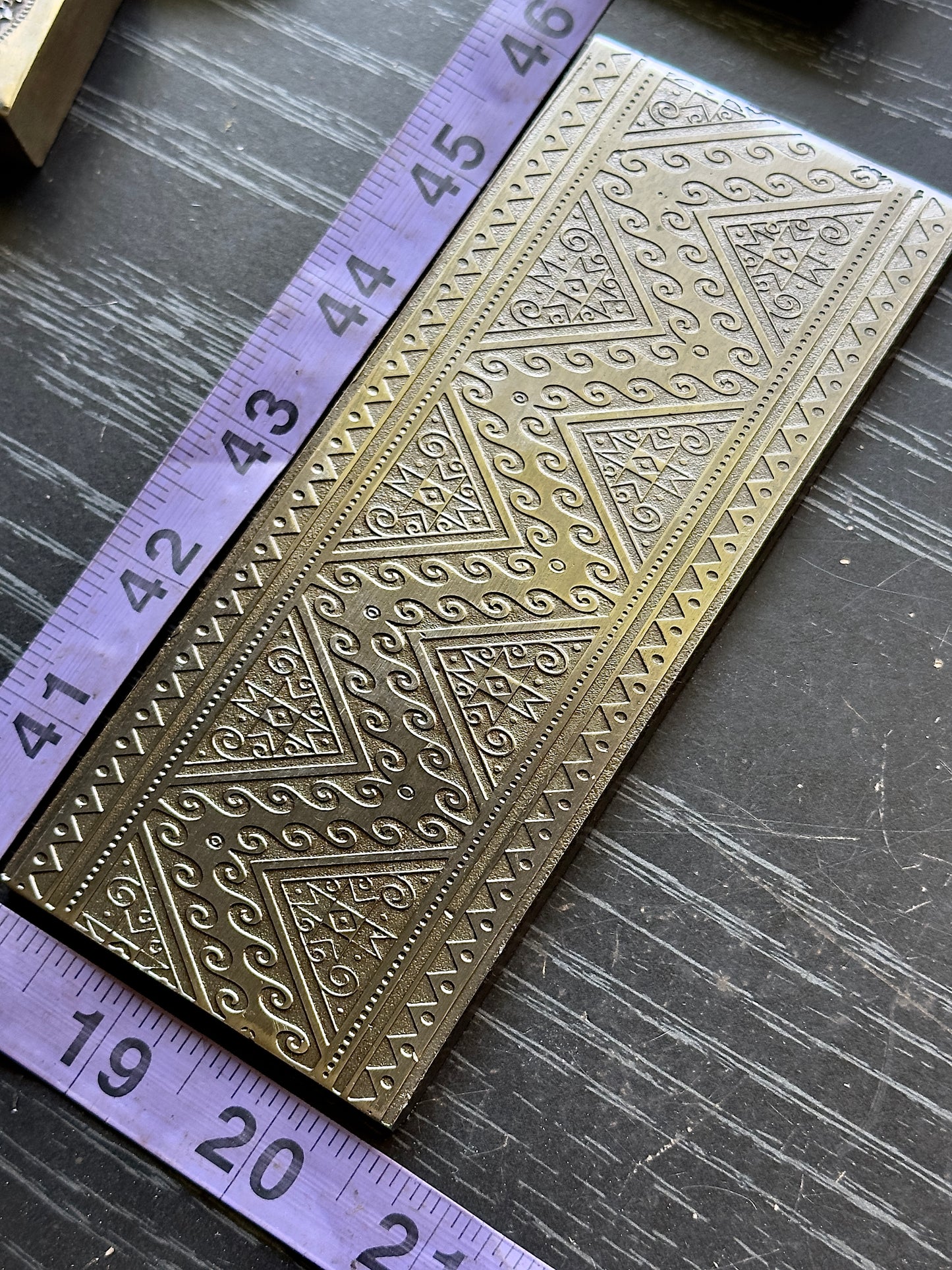 Dragon garden, waves and ornamental Texture/rolling mill plate 3 piece set