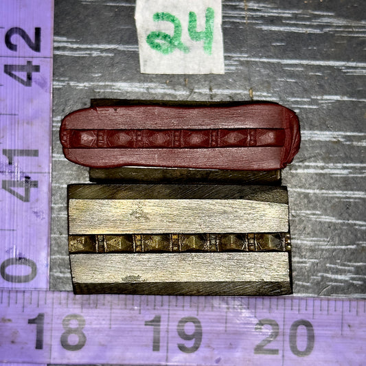 Single wire die steel impression #24