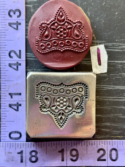 Mandala impression die steel #1