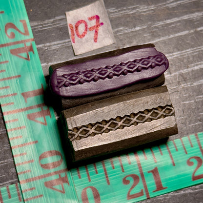 Single wire die steel impression #107