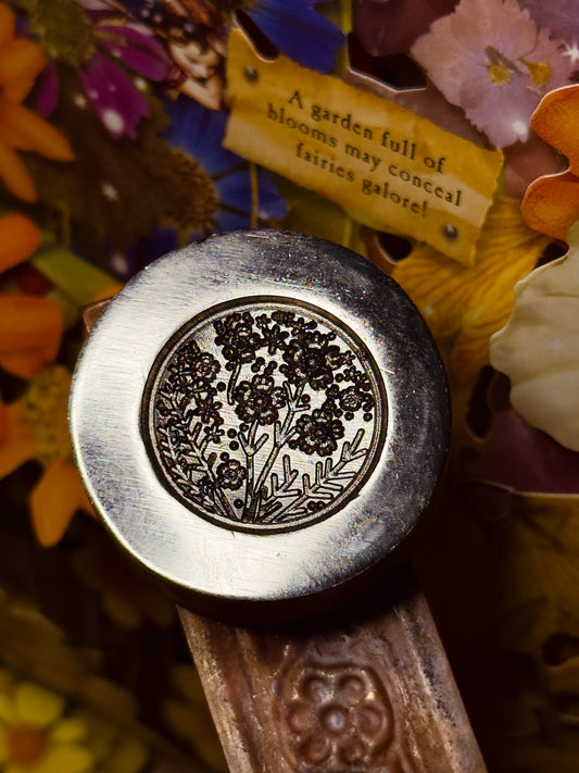 Little flower bouquet, flower garden circle steel impression die