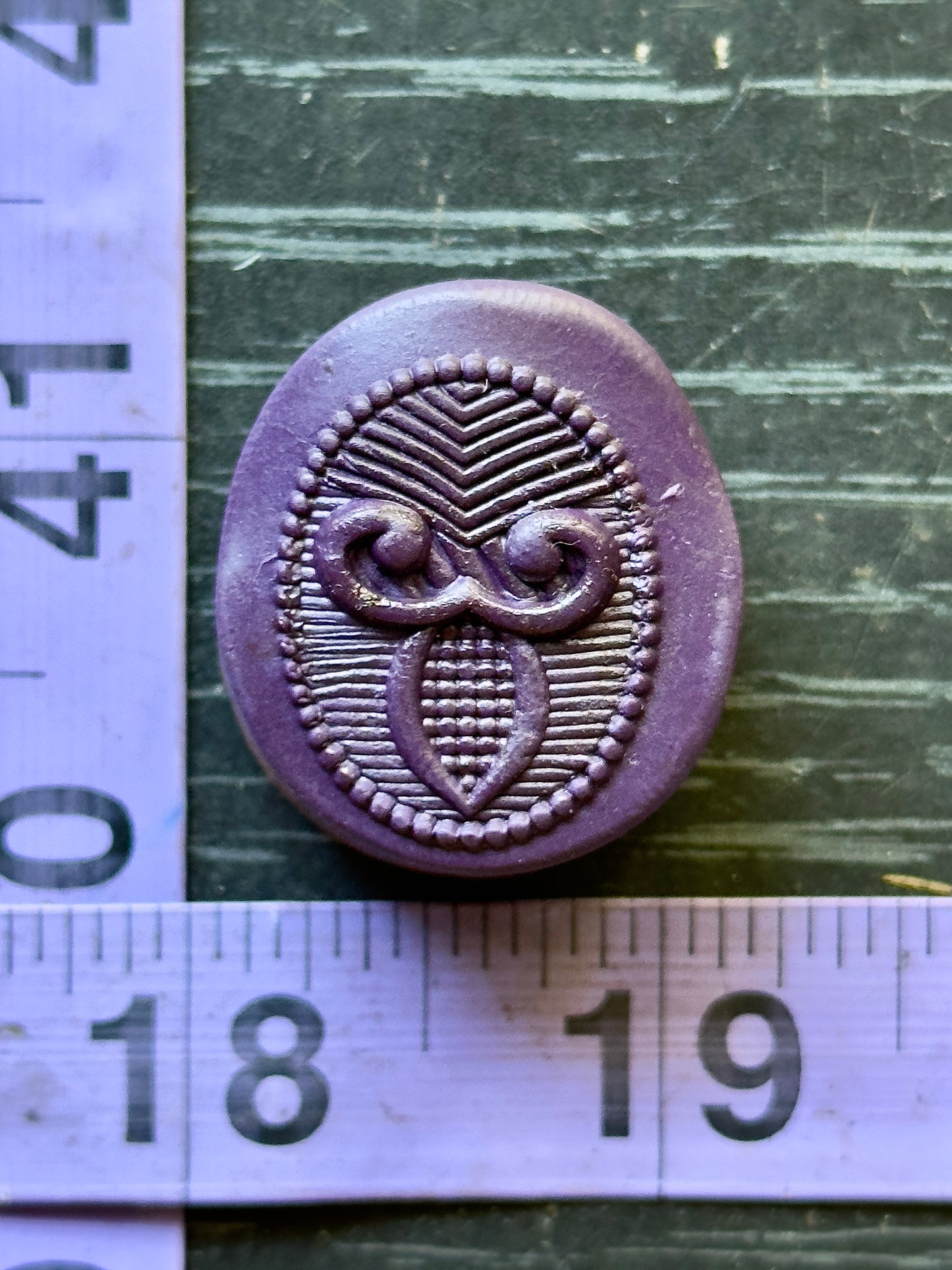 Decorative fancy floral impression die A5