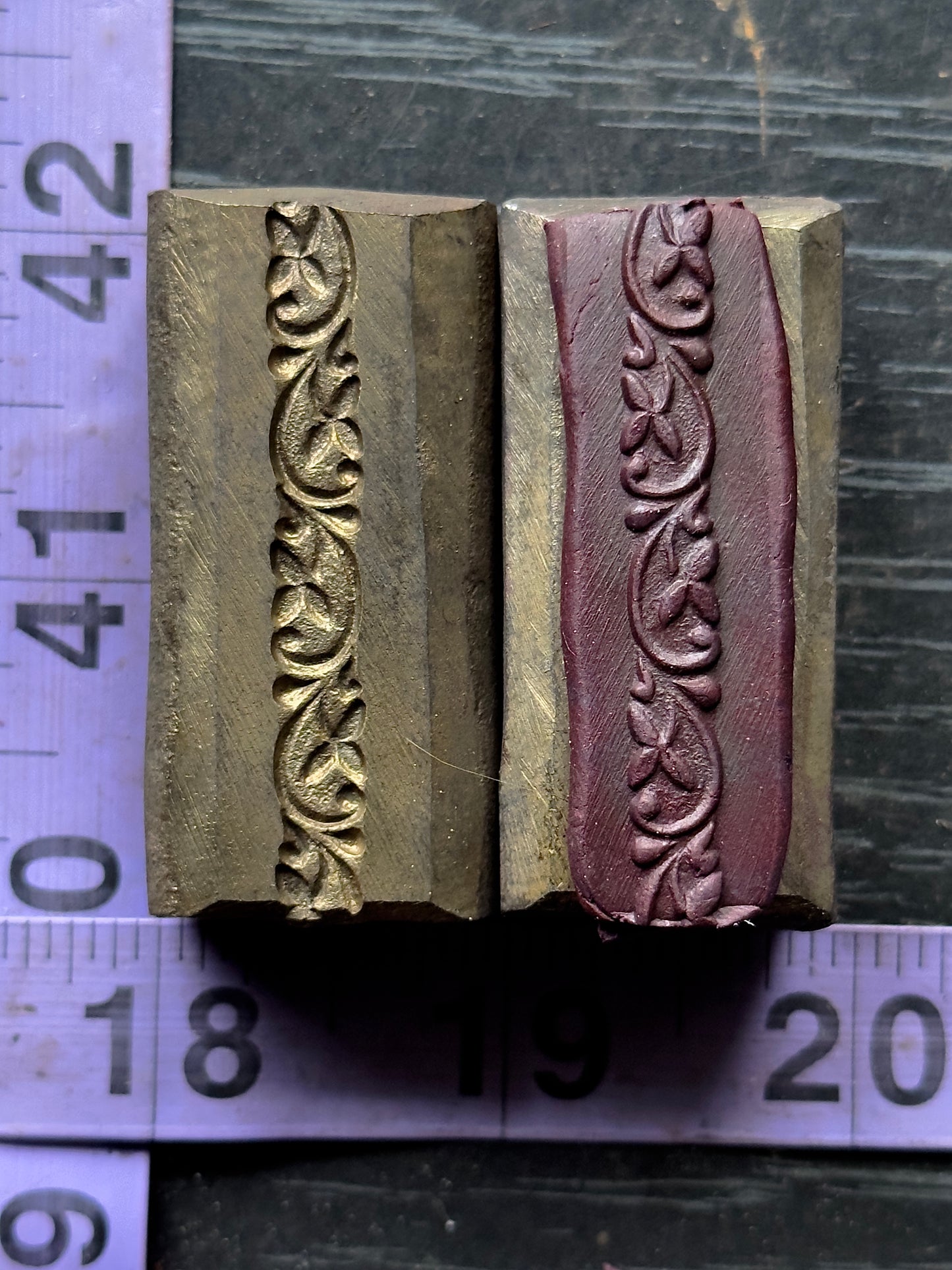 Single wire die steel impression #29