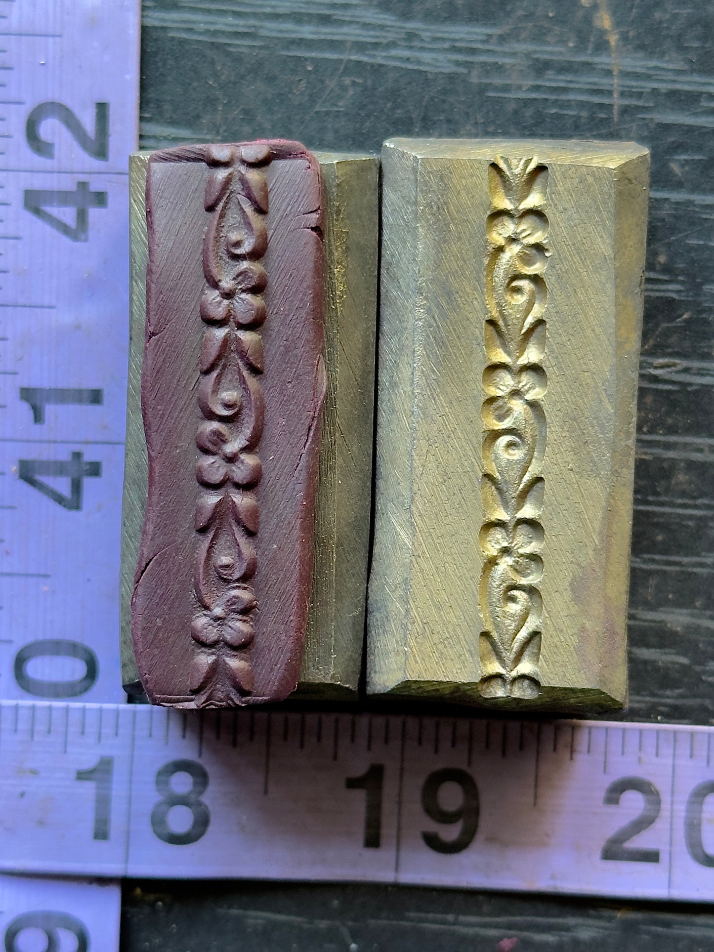 Single wire die steel impression #28