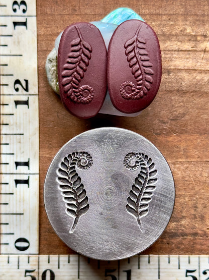 Sister ferns  steel impression die