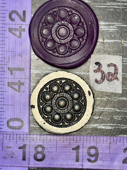 Antique steel impression die #32