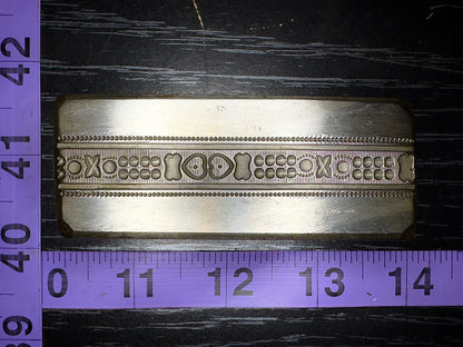 Fancy steel band ring cuff impression die #6