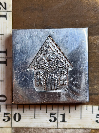 Gingerbread house impression die