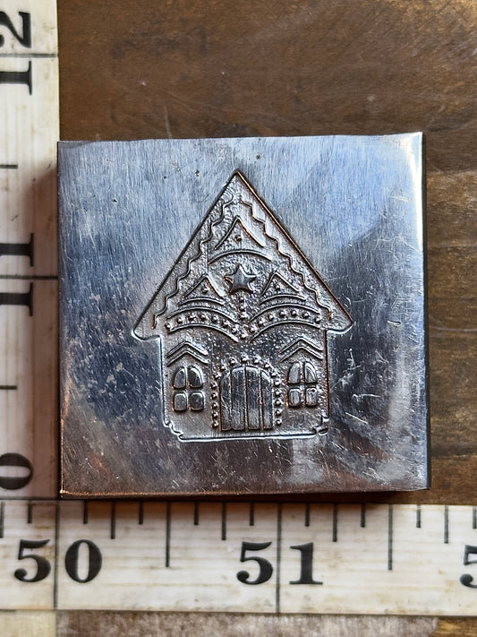 Gingerbread house impression die