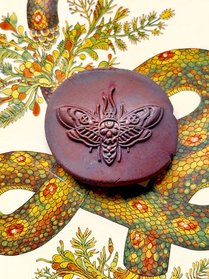 Death head moth steel impression die