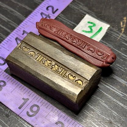 Single wire die steel impression #31