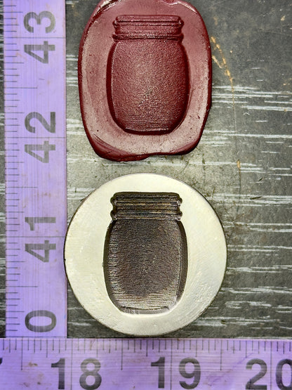 Mason Jar steel impression die