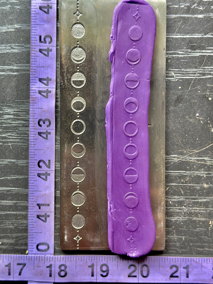 Celestial moon phases Texture/rolling mill plate