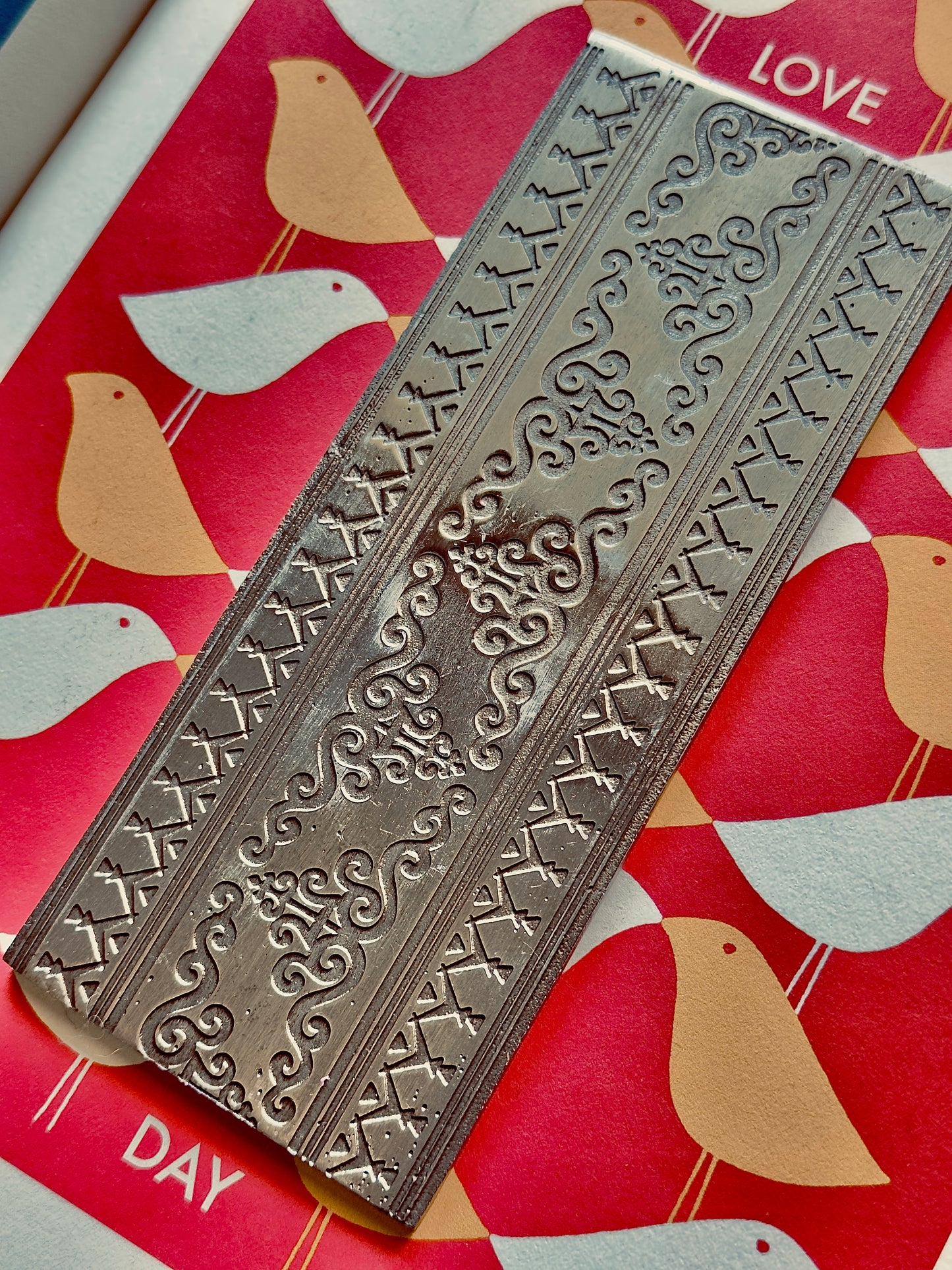Dragon garden, waves and ornamental Texture/rolling mill plate 3 piece set