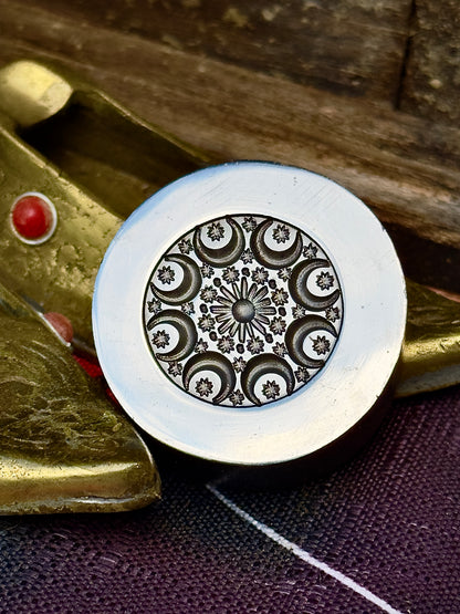 Moon Mandala impression die steel