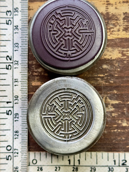 Labyrinth maze circuit board impression die