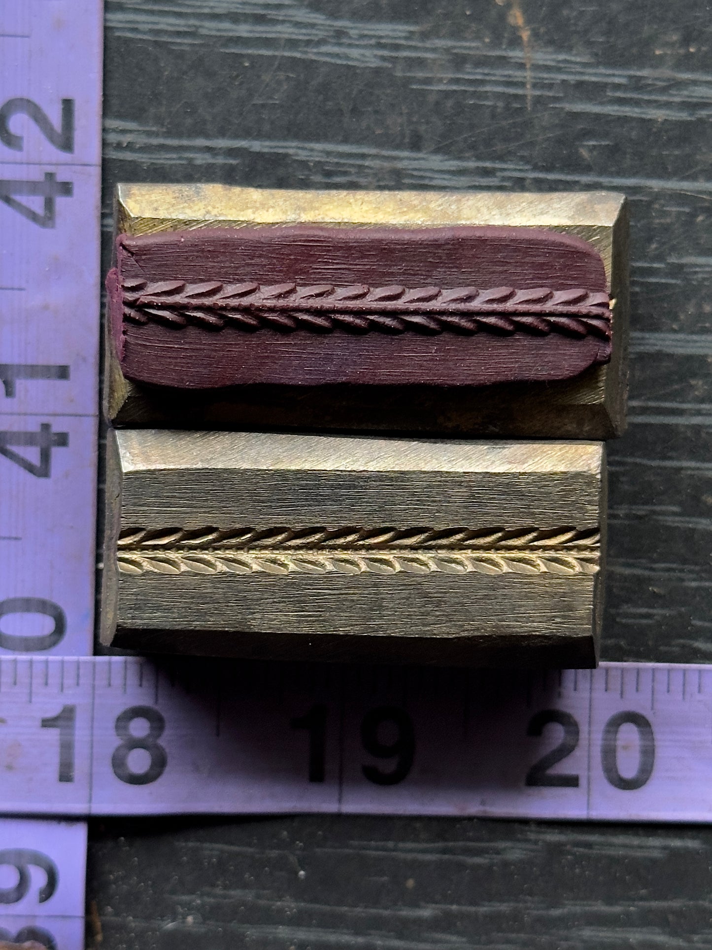 Single wire die steel impression 3 piece set #2