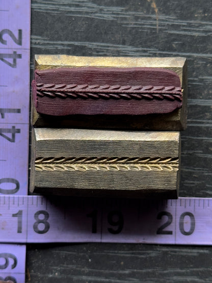 Single wire die steel impression 3 piece set #2