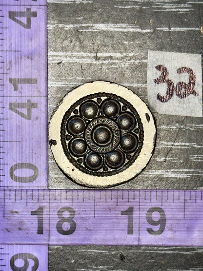 Antique steel impression die #32