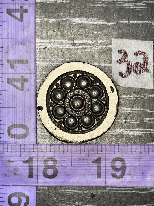 Antique steel impression die #32