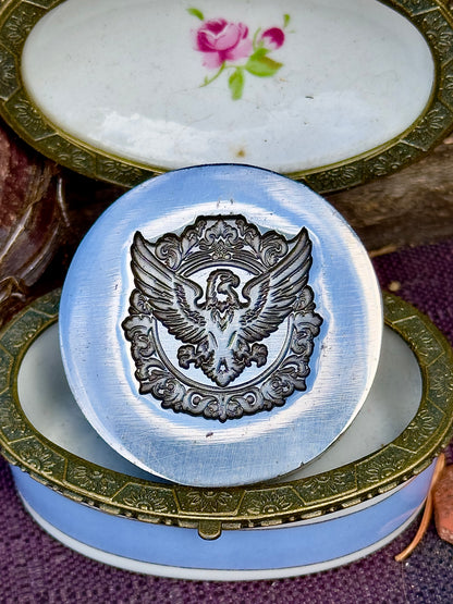 Eagle crest impression steel die