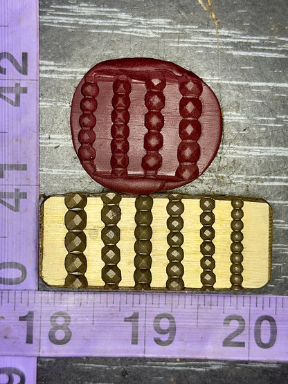 Multi wire die bronze impression