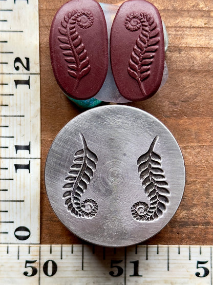 Sister ferns  steel impression die