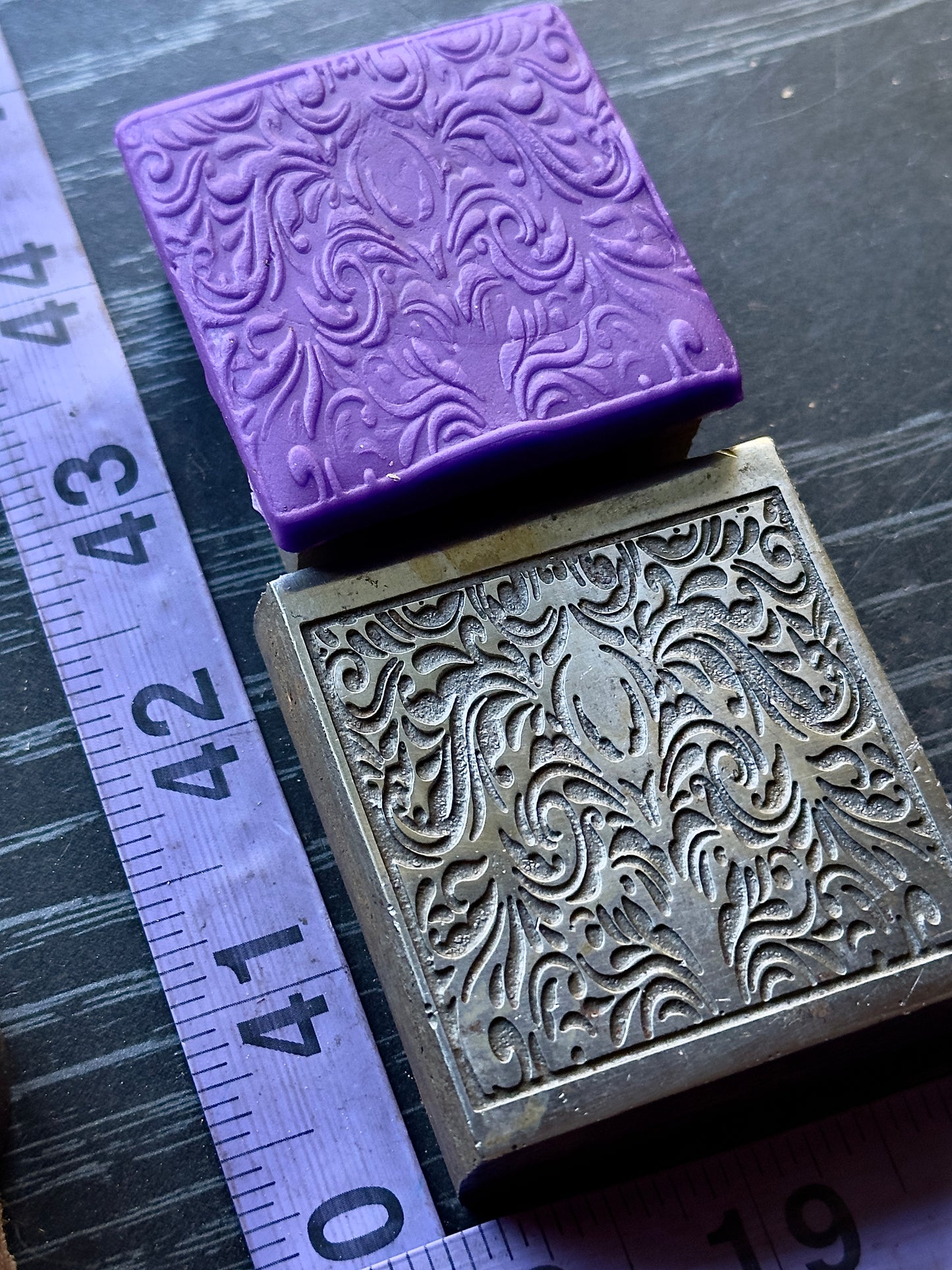 Fancy impression die steel