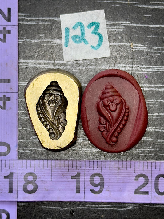 Shell bronze impression die #123
