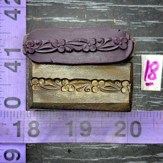Single wire die steel impression #18